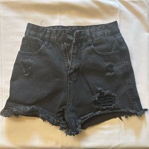 💖2 for $20 - XS Black Denim Shorts